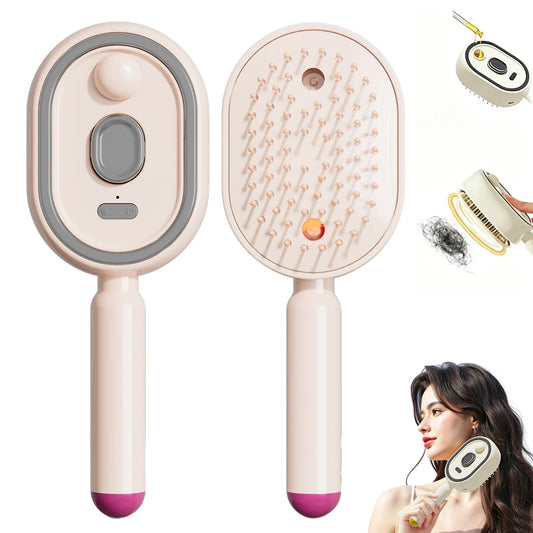 Portable Cordless Steam Hair Brush