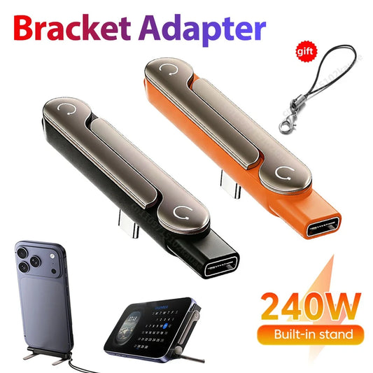 Foldable Type-C Charging Stand Adapter