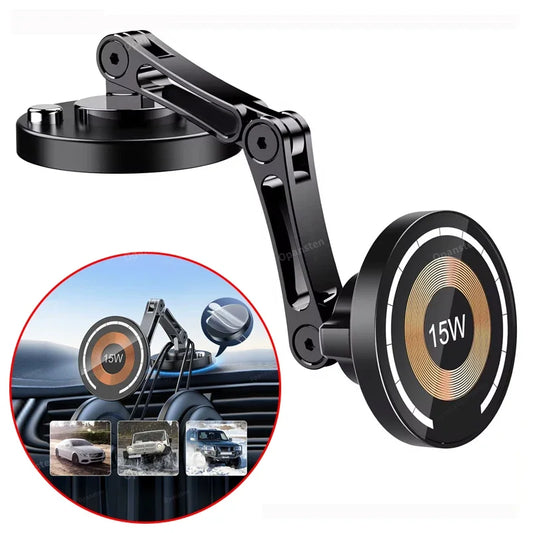 Magnetic Foldable Car Wireless Charger